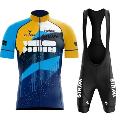 YearPeak - Vibrant Cycling Jersey Set | Men's Road Bike Jersey & Bib Shorts