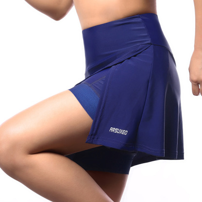 Cycling Best Women's 2-in-1 Bike Skort with 4D Gel Pad 