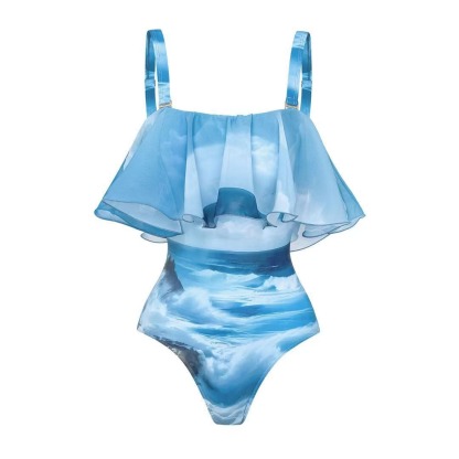 YearPeak Push-Up Bikini Set with Skirt Cover-Up -Sexy Summer Swimwear
