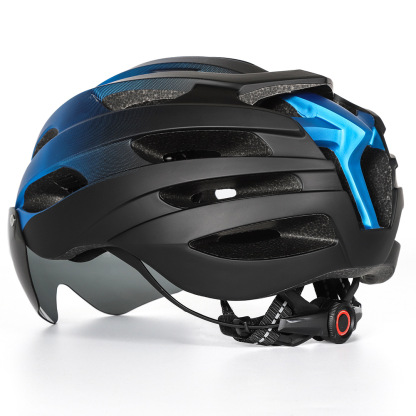 Cycling Best Bike Helmet with USB Light & Magnetic Goggles-Adjustable MTB Helmet /Road Cycling Gear