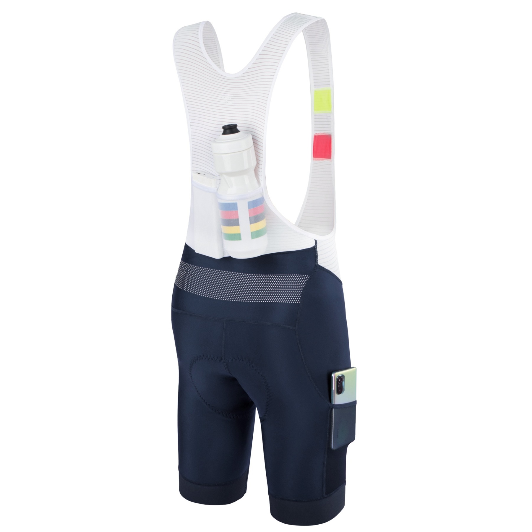 Cycling Best Cargo Bib Shorts -4 Pocket UPF50+ Long Travel Bike Shorts