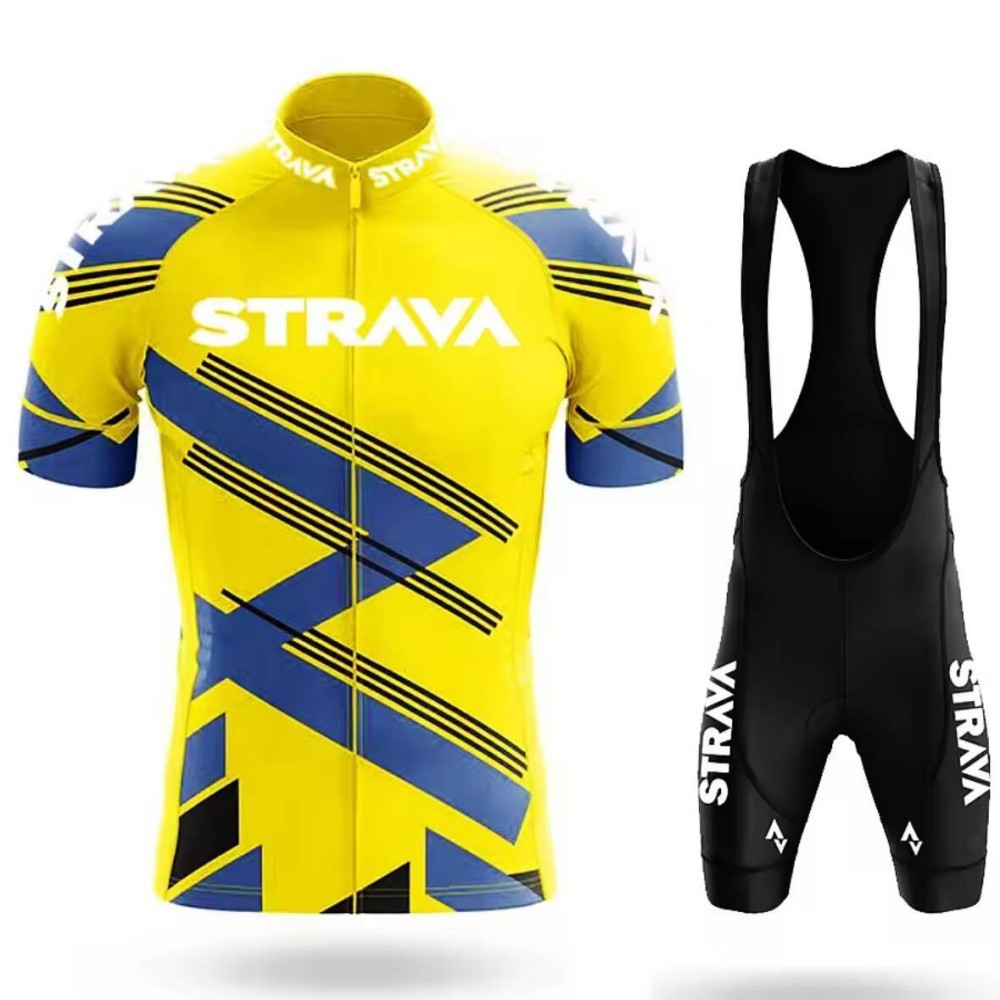 YearPeak - Vibrant Cycling Jersey Set | Men's Road Bike Jersey & Bib Shorts