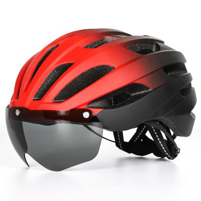 Cycling Best Bike Helmet with USB Light & Magnetic Goggles-Adjustable MTB Helmet /Road Cycling Gear