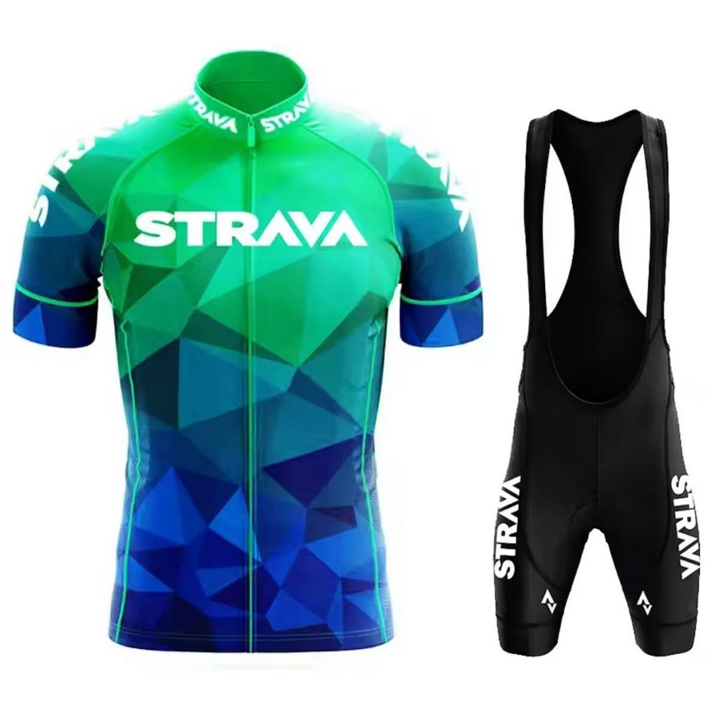 YearPeak - Vibrant Cycling Jersey Set | Men's Road Bike Jersey & Bib Shorts