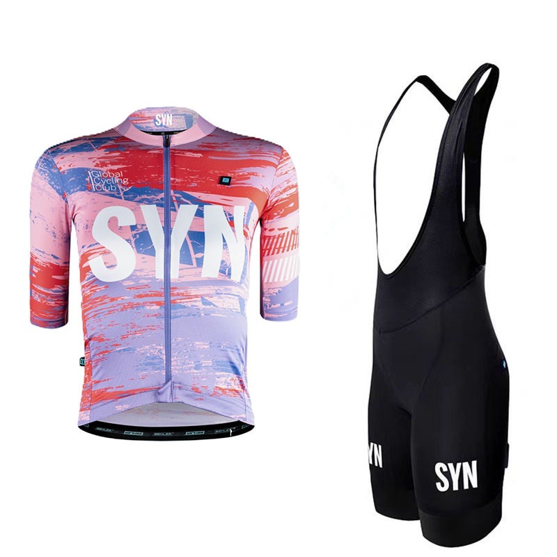 Cycling Best Men's Lightweight Cycling Jersey & Bib Shorts Set