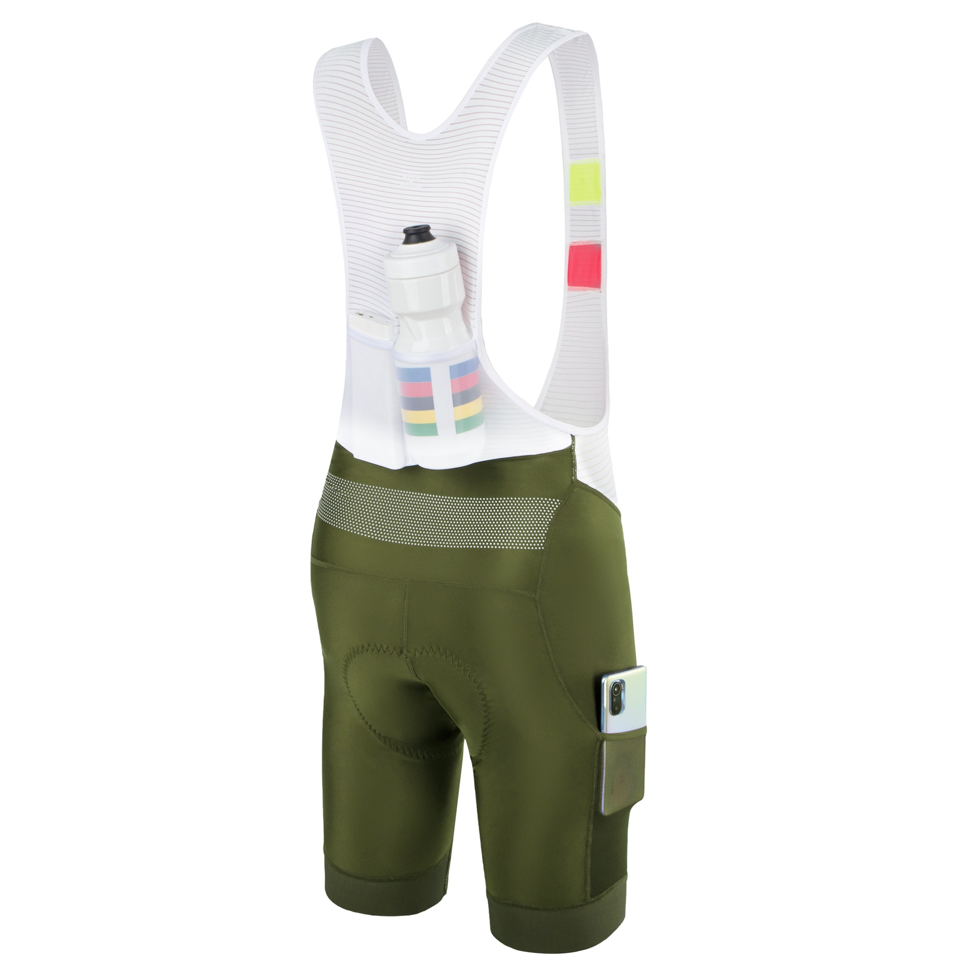 Cycling Best Cargo Bib Shorts -4 Pocket UPF50+ Long Travel Bike Shorts