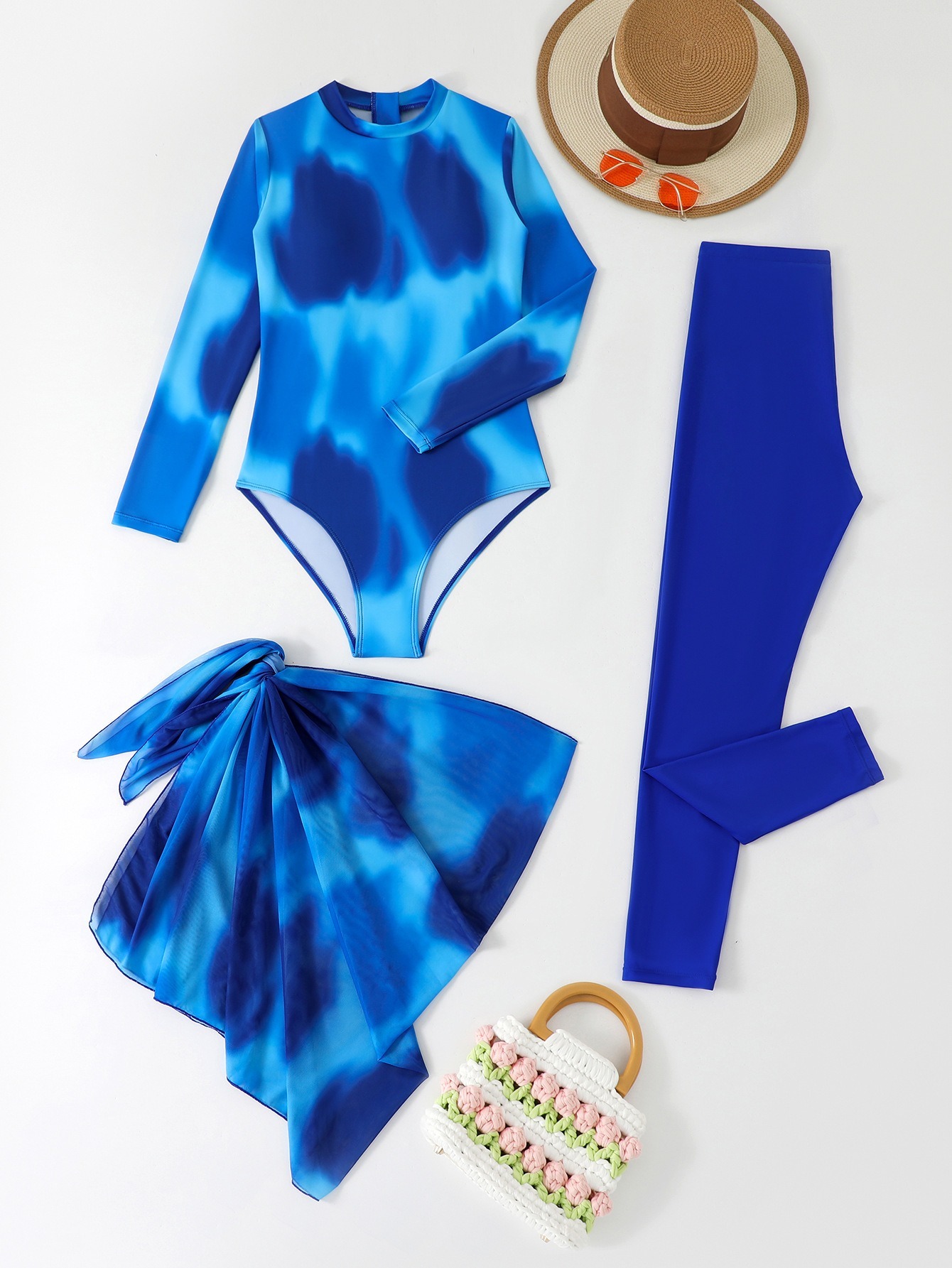 YearPeak UPF 50 Burkini 3-Piece Set - Modest Swimwear
