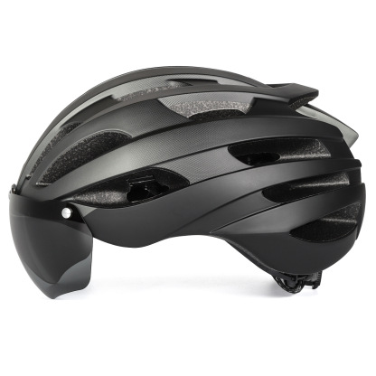 Cycling Best Bike Helmet with USB Light & Magnetic Goggles-Adjustable MTB Helmet /Road Cycling Gear