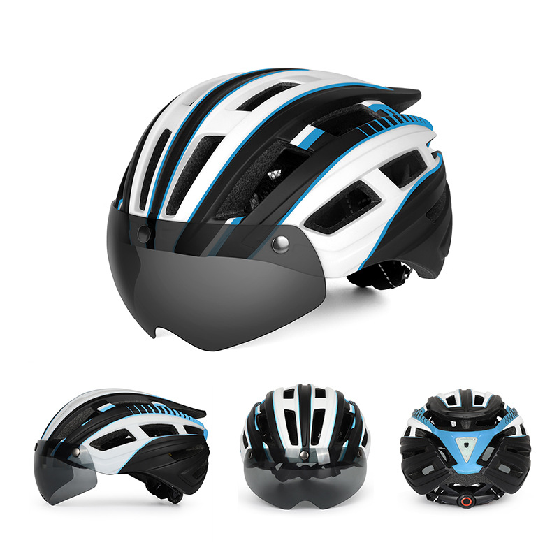Cycling Best LED Bike Helmet with Magnetic Visor & Adjustable Fit