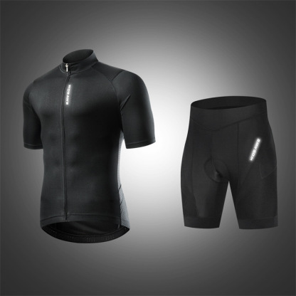 Cycling Best Men's Breathable Jersey & Padded Shorts Set - Summer Cycling Gear