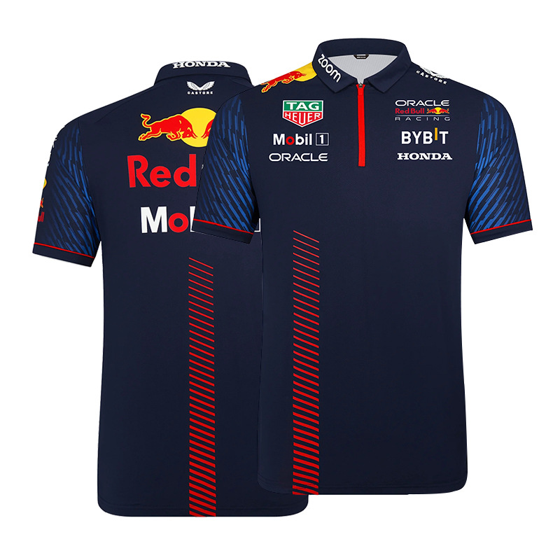Cycling Best Men's Moto Performance Polo Shirt - Red Bull Racing F1