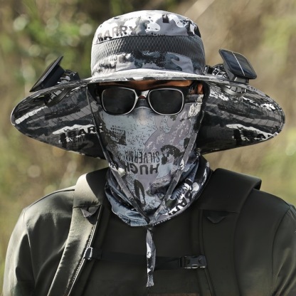 YearPeak Dual-Powered Solar Fan Hat - Hands-Free Cooling & Sun Protection