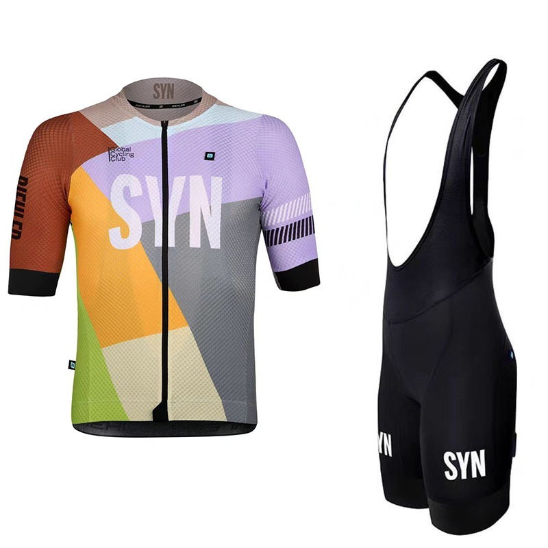 Cycling Best Men's Lightweight Cycling Jersey & Bib Shorts Set