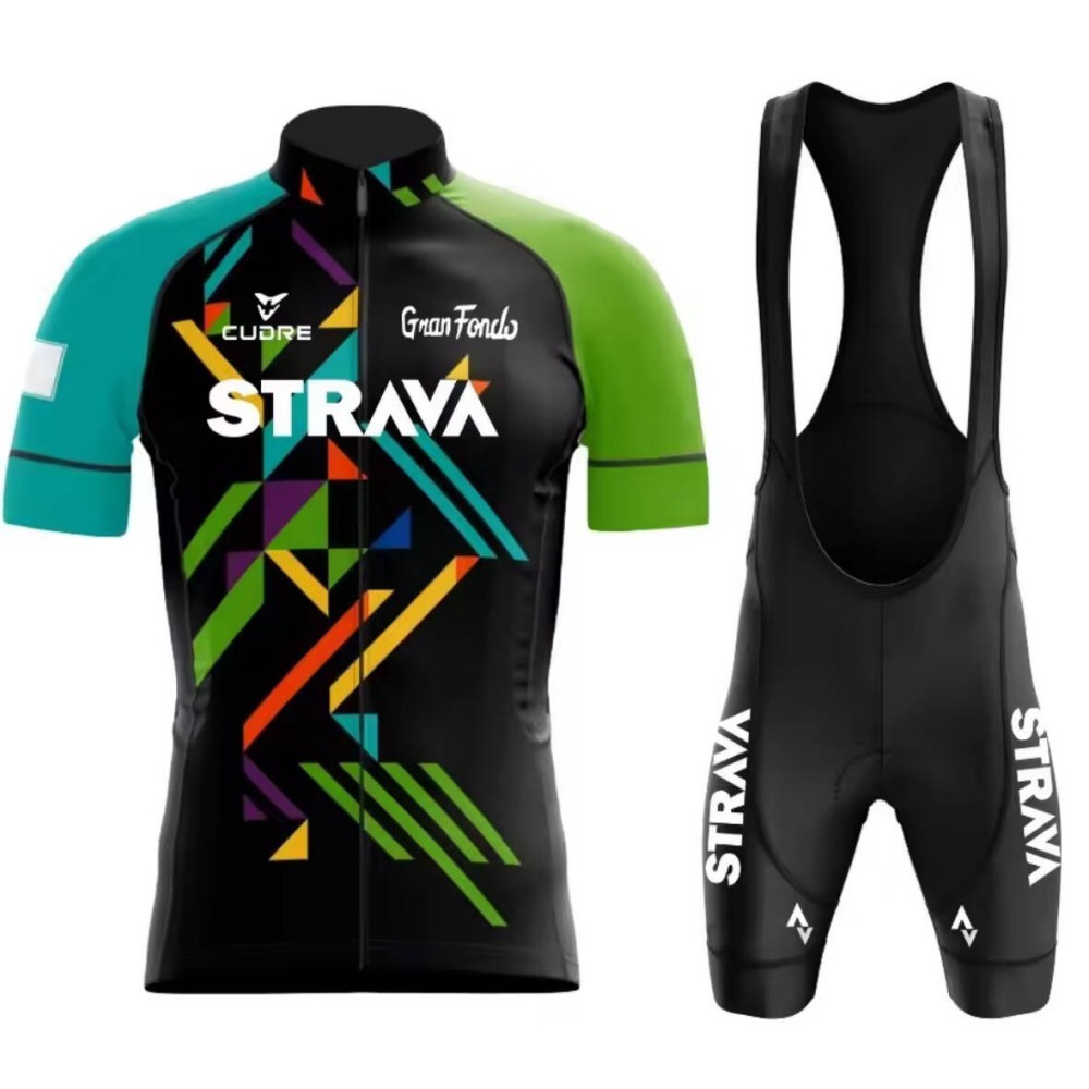 YearPeak - Vibrant Cycling Jersey Set | Men's Road Bike Jersey & Bib Shorts