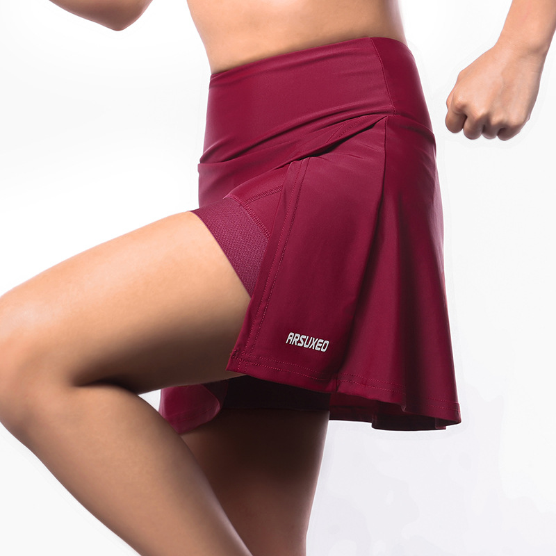 Cycling Best Women's 2-in-1 Bike Skort with 4D Gel Pad 