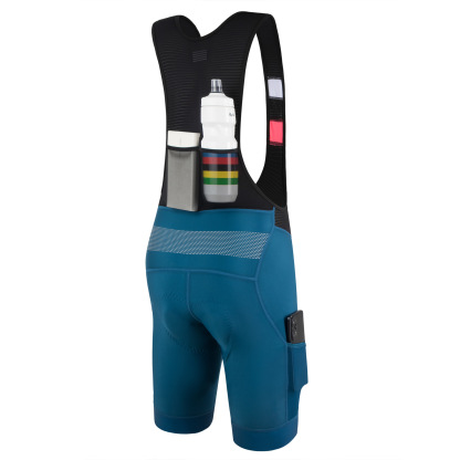 Cycling Best Cargo Bib Shorts -4 Pocket UPF50+ Long Travel Bike Shorts