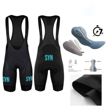 Cycling Best Men's 3D Padded Bib Shorts - Comfort for Road & MTB Rides