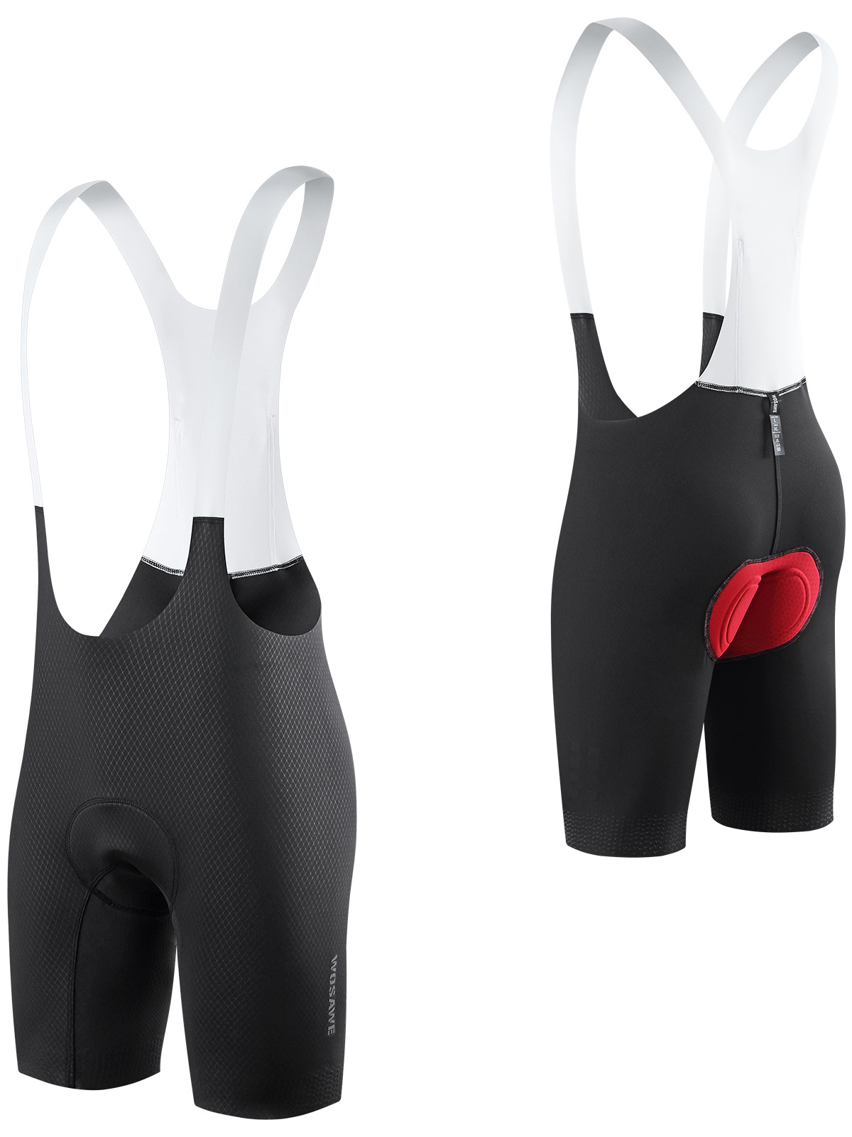 Cycling Best Men's 3D Padded Bib Shorts with Elastic Straps