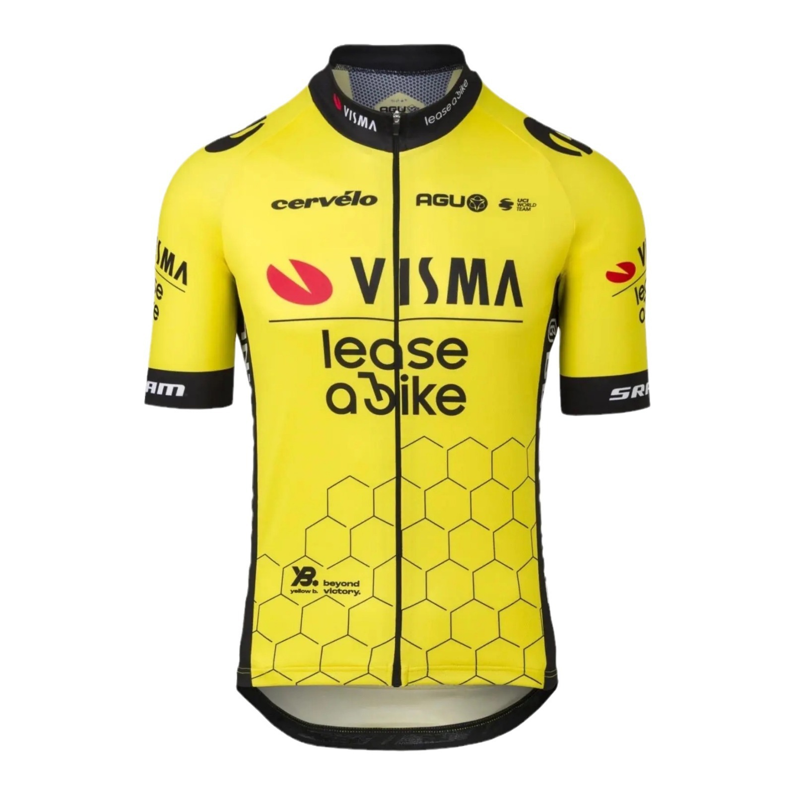 Cycling Best Men's Quick-Dry Team Visma Bike Jersey & Bib Shorts Set