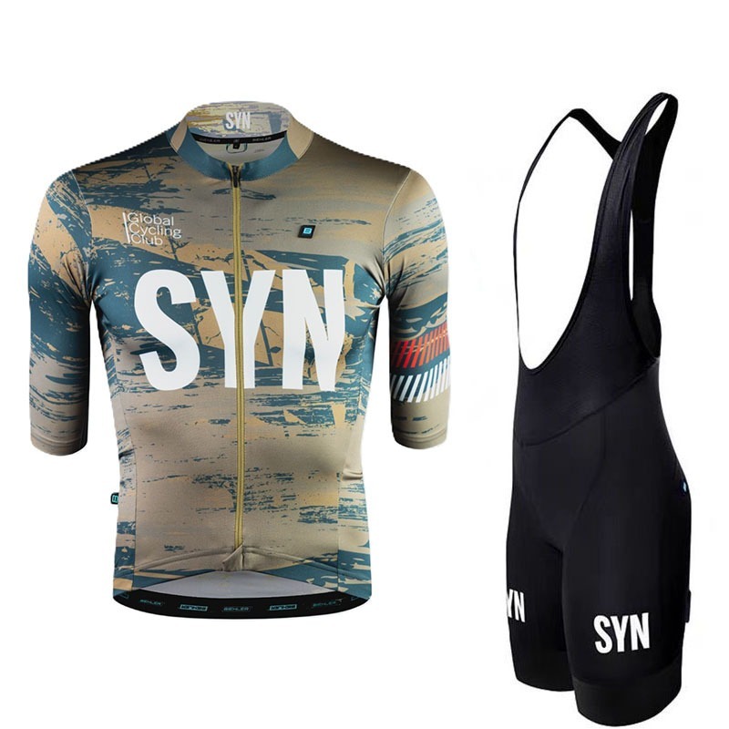 Cycling Best Men's Lightweight Cycling Jersey & Bib Shorts Set