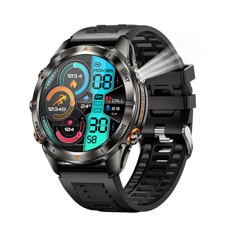 YearPeak KT80 Smartwatch: 1.46" AMOLED, Bluetooth Calls, IP68