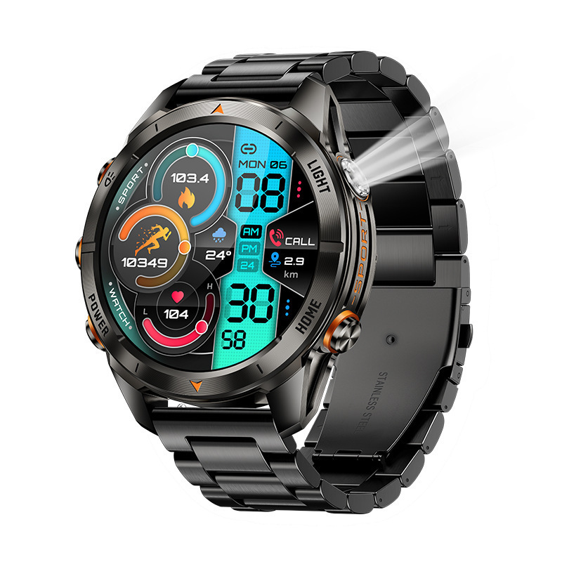 YearPeak KT80 Smartwatch: 1.46" AMOLED, Bluetooth Calls, IP68