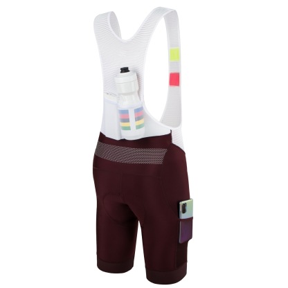 Cycling Best Cargo Bib Shorts -4 Pocket UPF50+ Long Travel Bike Shorts