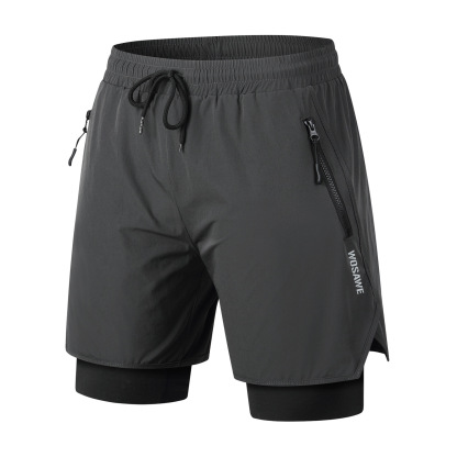 Cycling Best 2-in-1 Padded Cycling Shorts  Moisture-Wicking  Anti-Slip