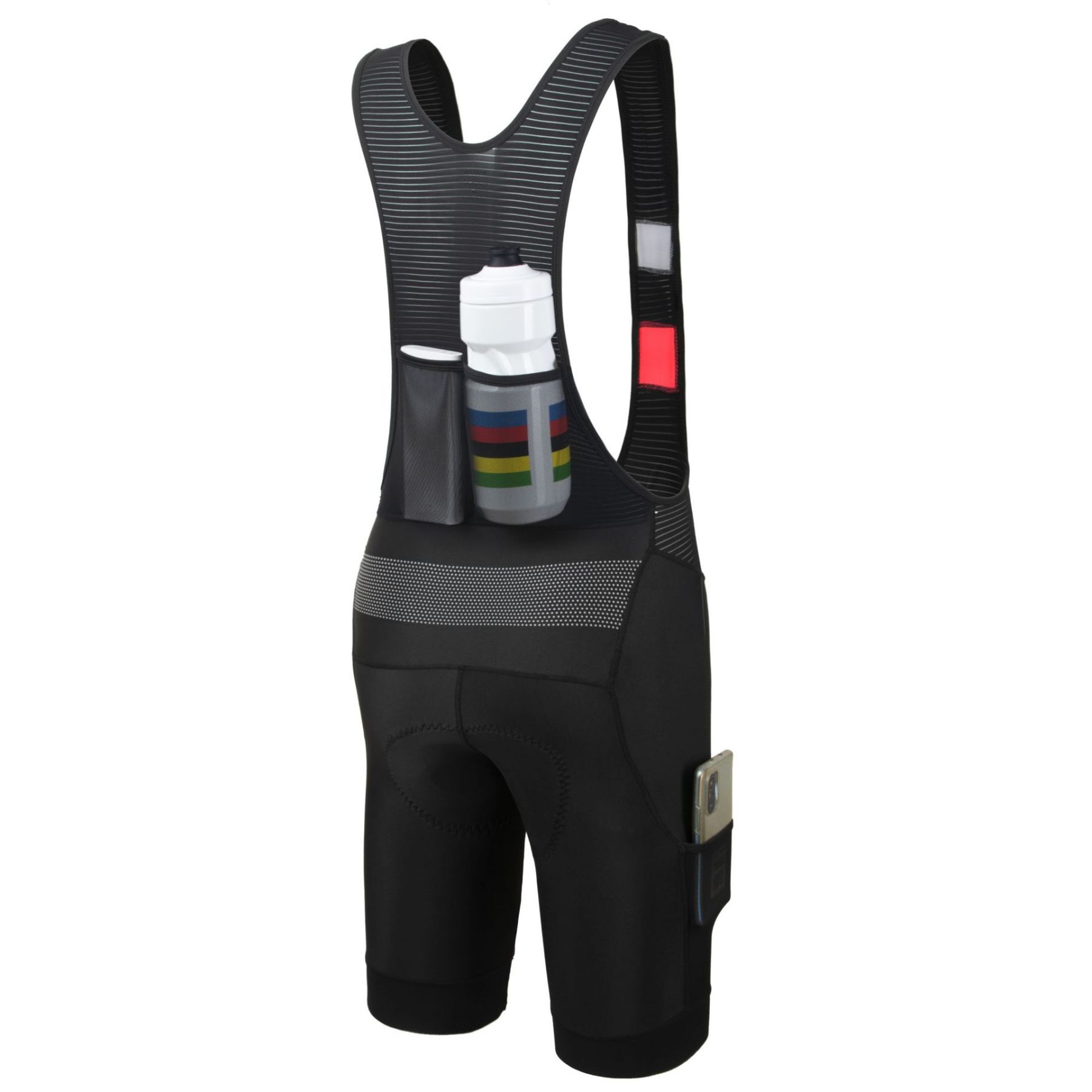 Cycling Best Cargo Bib Shorts -4 Pocket UPF50+ Long Travel Bike Shorts