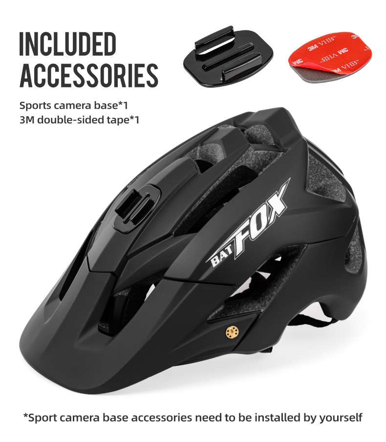 Cycling Best Bike Helmet Integrally-Molded Unisex  With camera base