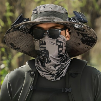 YearPeak Dual-Powered Solar Fan Hat - Hands-Free Cooling & Sun Protection