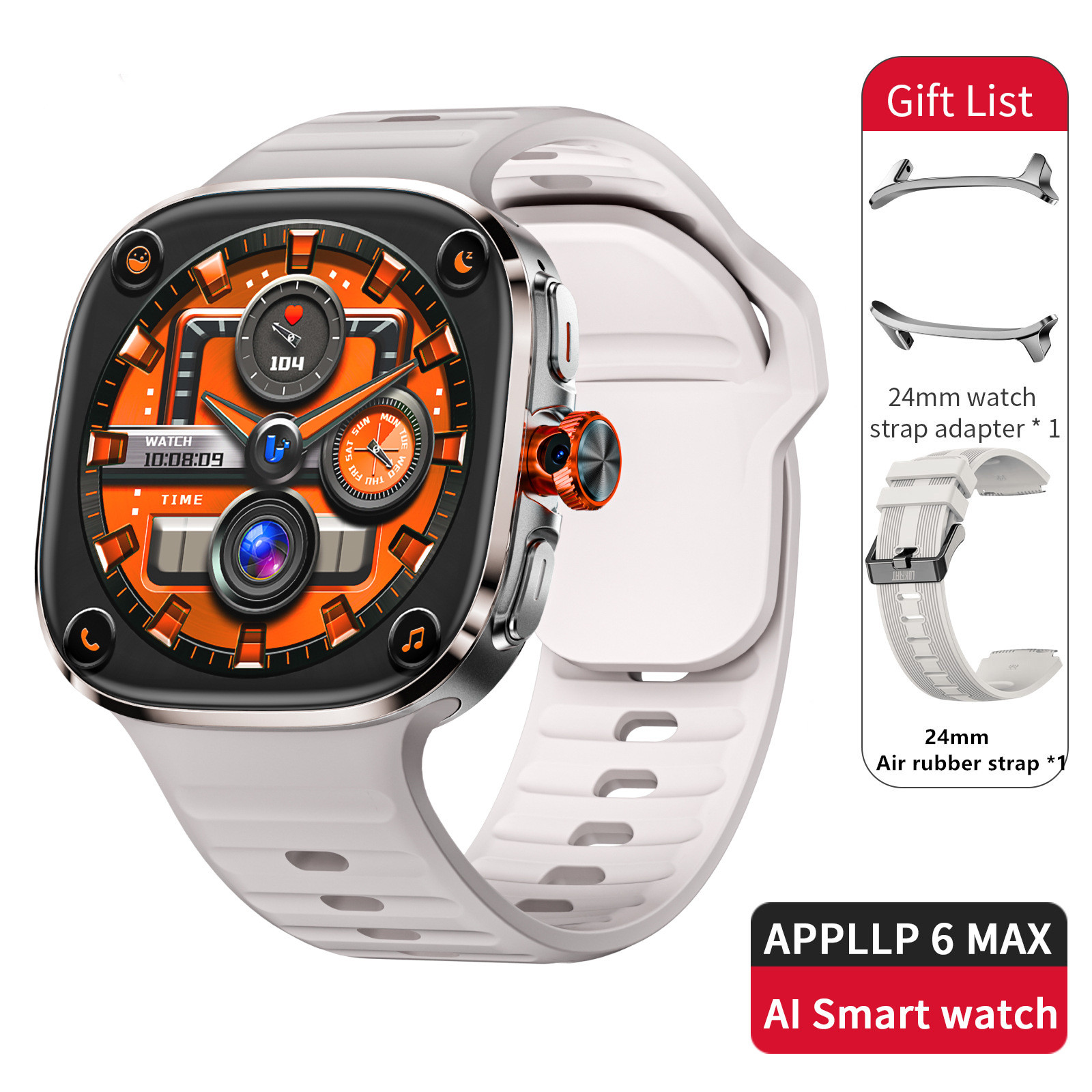 YearPeak 4G Fitness Watch – GPS, LTE Calls & Activity Tracker