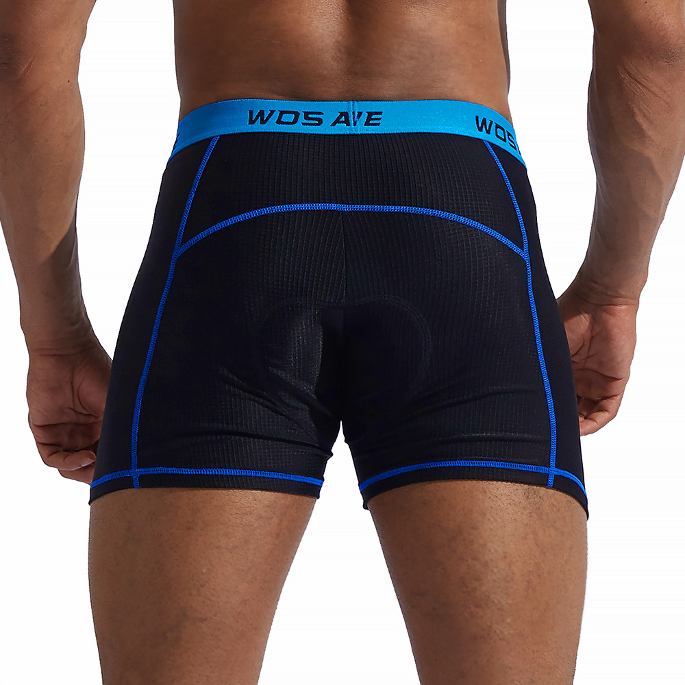 Cycling Best Men's 5D Padded MTB Shorts - Bike Undershorts (2-Pack)