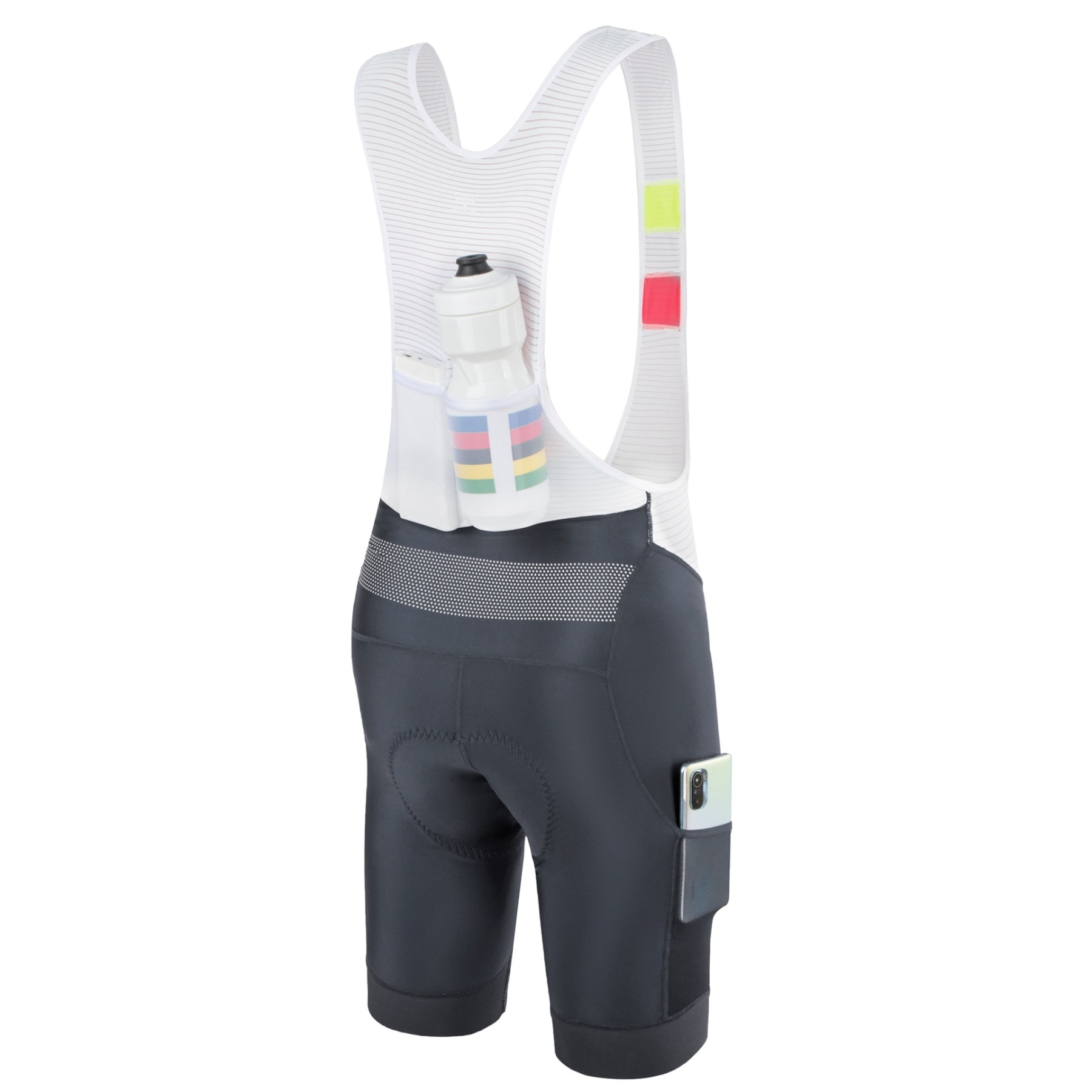 Cycling Best Cargo Bib Shorts -4 Pocket UPF50+ Long Travel Bike Shorts