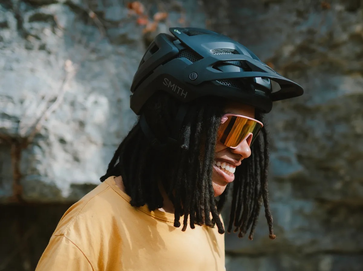Cycling helmets and glasses