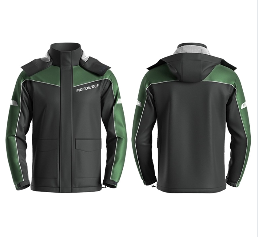 Cycling Best Men's Waterproof Motorcycle Raincoat Suit jacket & Pants