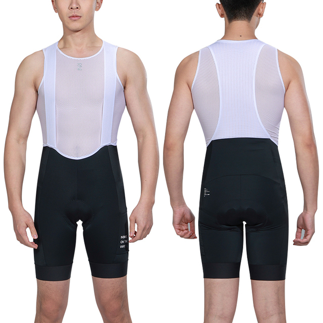 Cycling Best Men's Breathable Bib Shorts Gel Padding with Pocket
