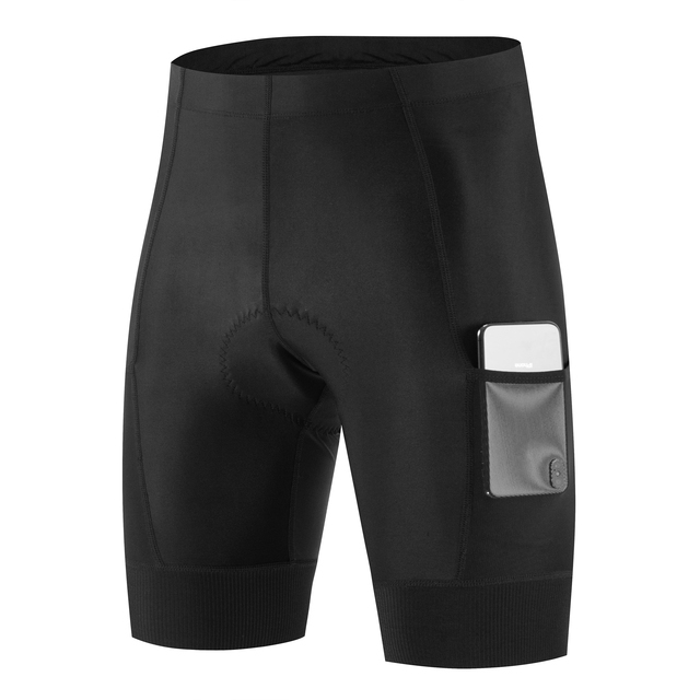 Cycling Best Men's 5D Gel Bib Shorts Side Pockets, Breathable MTB Gear
