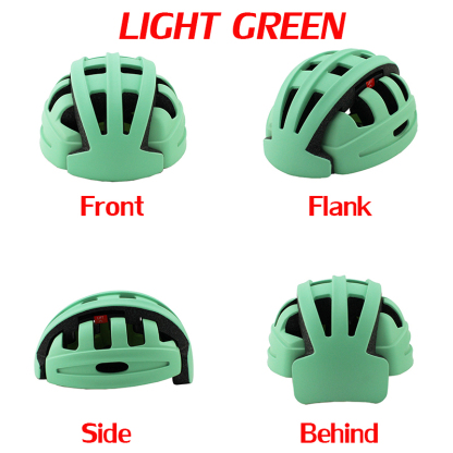 Cycling Best Foldable Bike Helmet - Adjustable, Lightweight & Safe (54-60cm)
