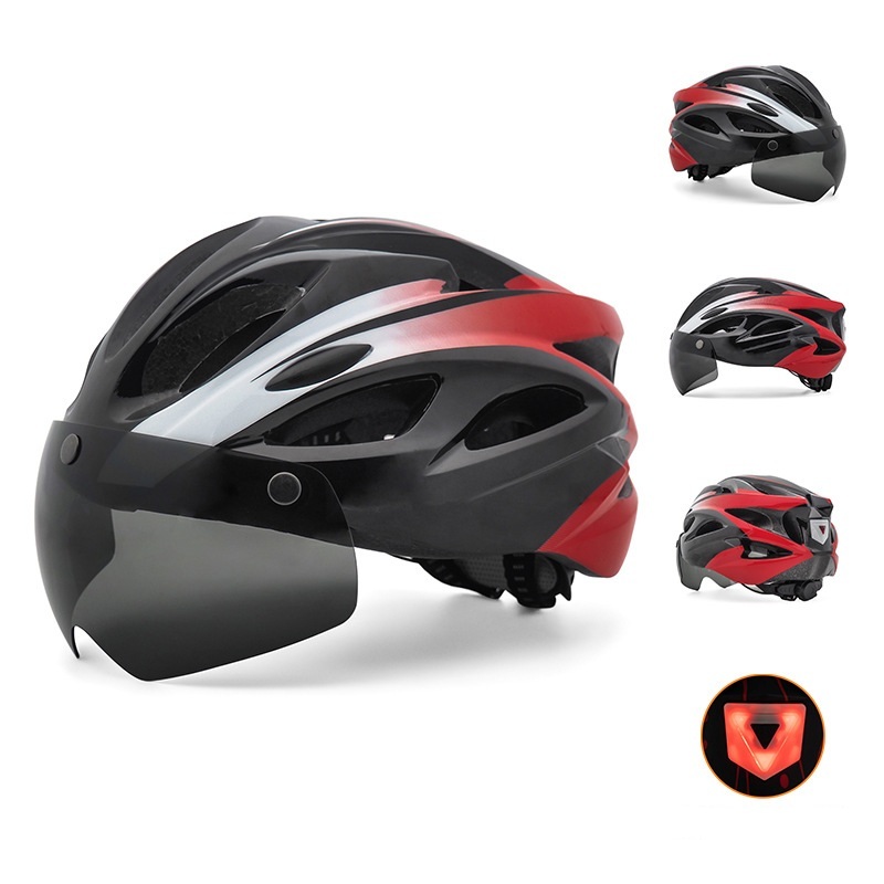 Cycling Best LED Bike Helmet with Magnetic Goggles – Adult Road & MTB