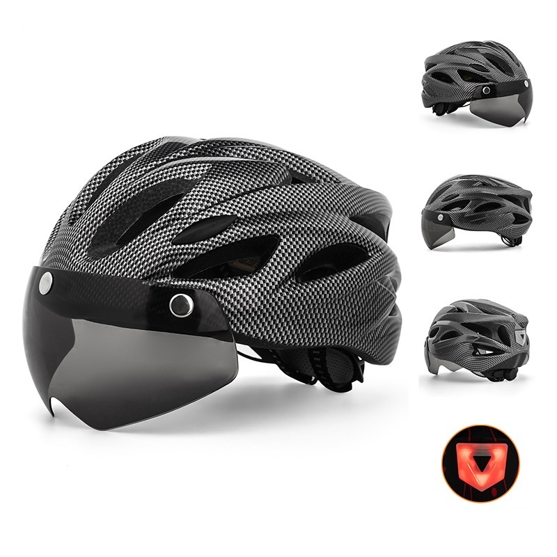 Cycling Best LED Bike Helmet with Magnetic Goggles – Adult Road & MTB
