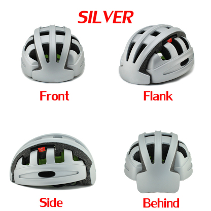 Cycling Best Foldable Bike Helmet - Adjustable, Lightweight & Safe (54-60cm)