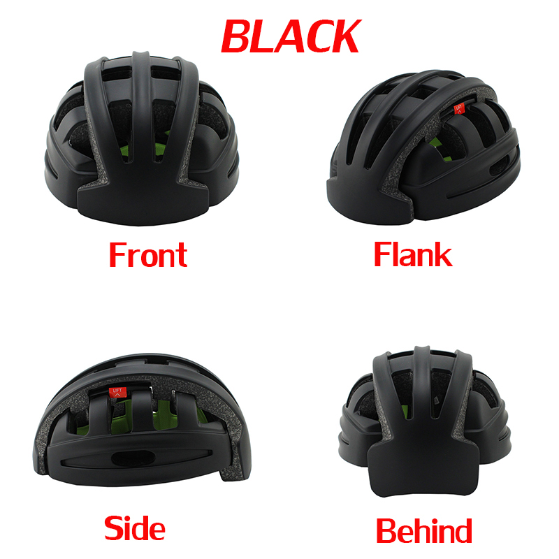 Cycling Best Foldable Bike Helmet - Adjustable, Lightweight & Safe (54-60cm)