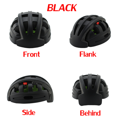 Cycling Best Foldable Bike Helmet - Adjustable, Lightweight & Safe (54-60cm)