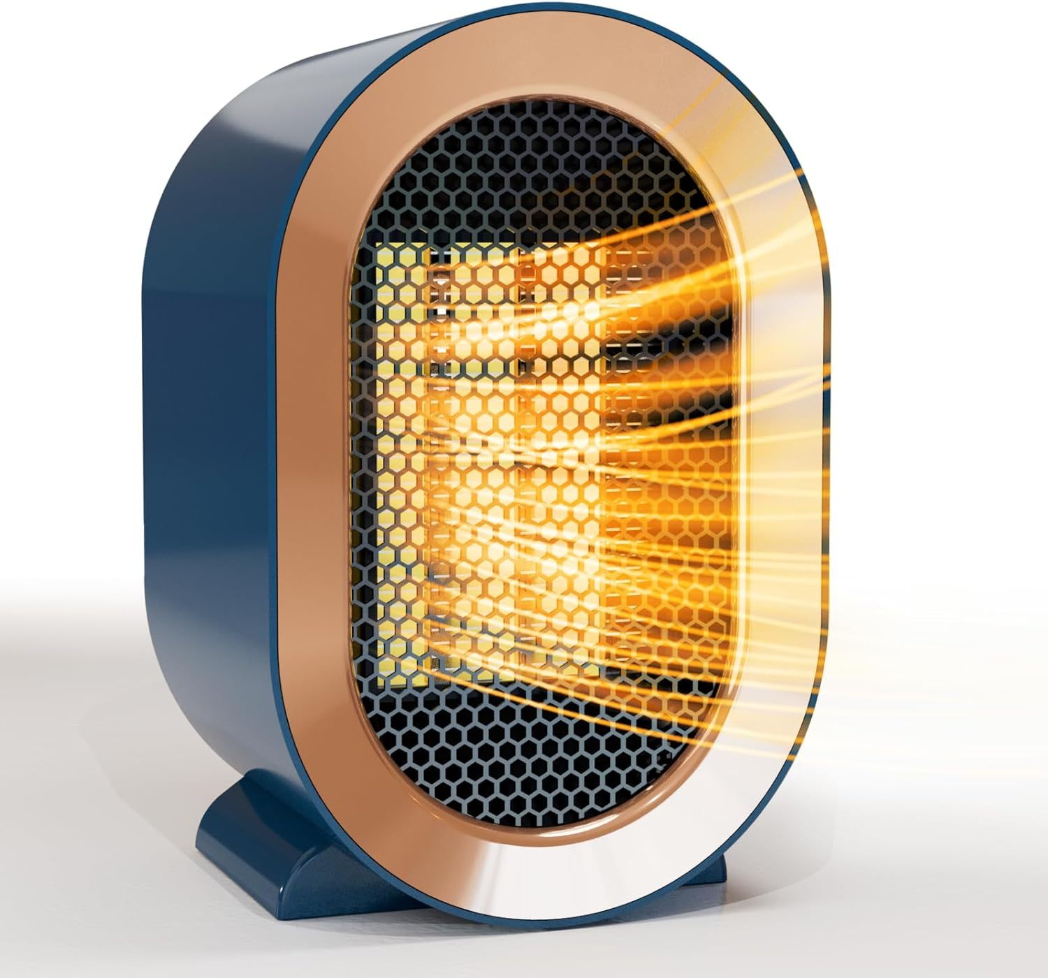 YearPeak Personal Ceramic Space Heater - 1200W Fast Quiet Desk Heater