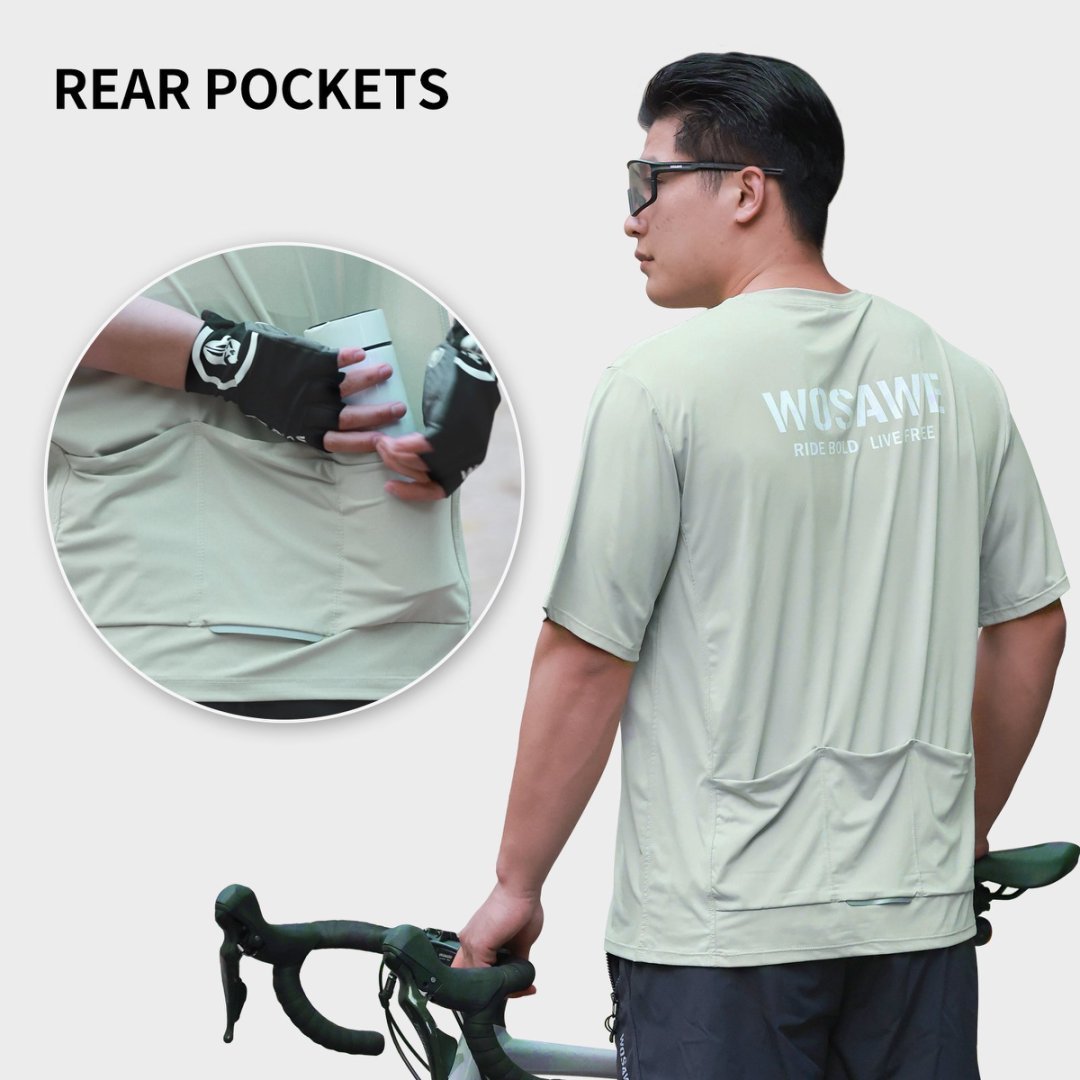 Cycling Best Quick-Dry Cycling Jersey: 3-Pocket, Reflective, Unisex