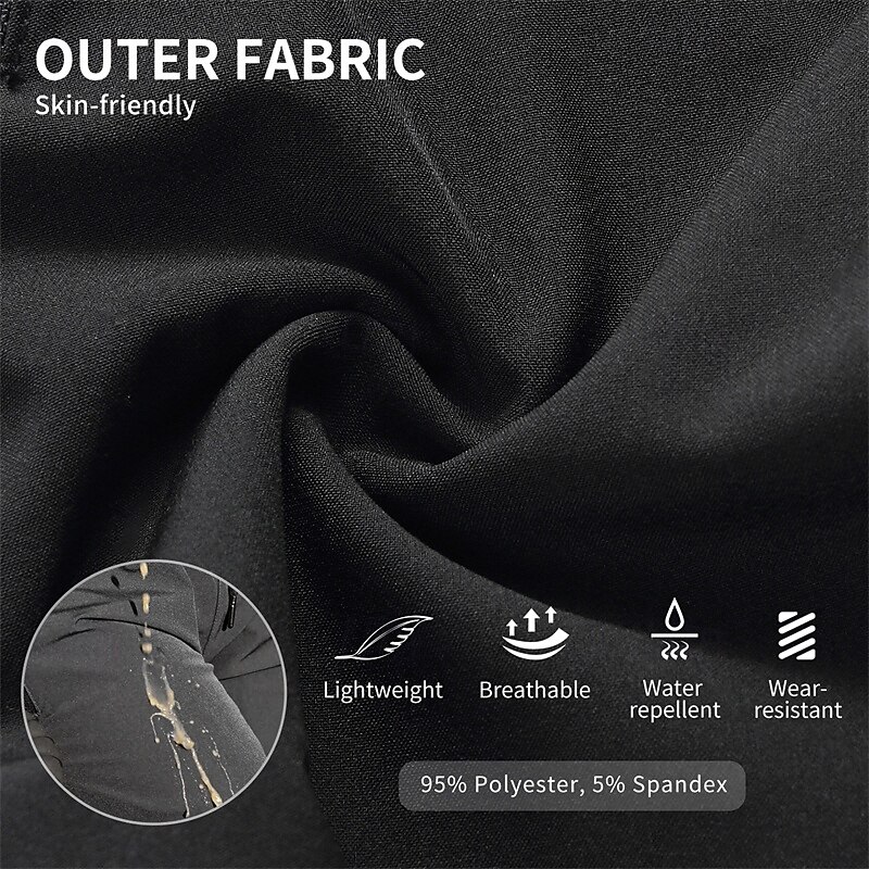 Cycling Best 2-in-1 Padded Cycling Shorts  Moisture-Wicking  Anti-Slip