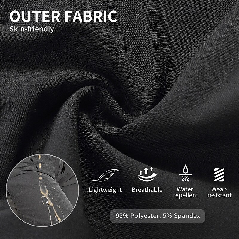Cycling Best 2-in-1 Padded Cycling Shorts Moisture-Wicking Anti-Slip