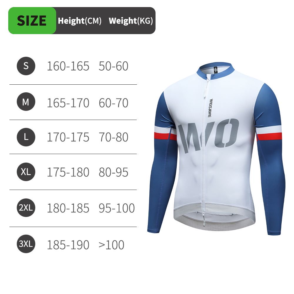 Cycling Best Men's High-Stretch Cycling Jersey Tops Non-Slip Hem