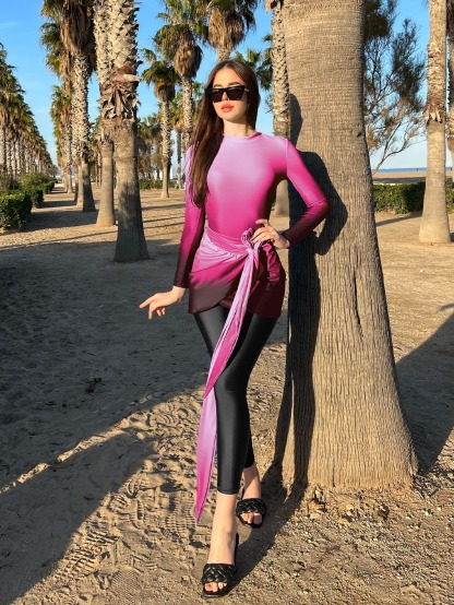 YearPeak Women's Burkini 3-Piece Set - Full Coverage Swimwear